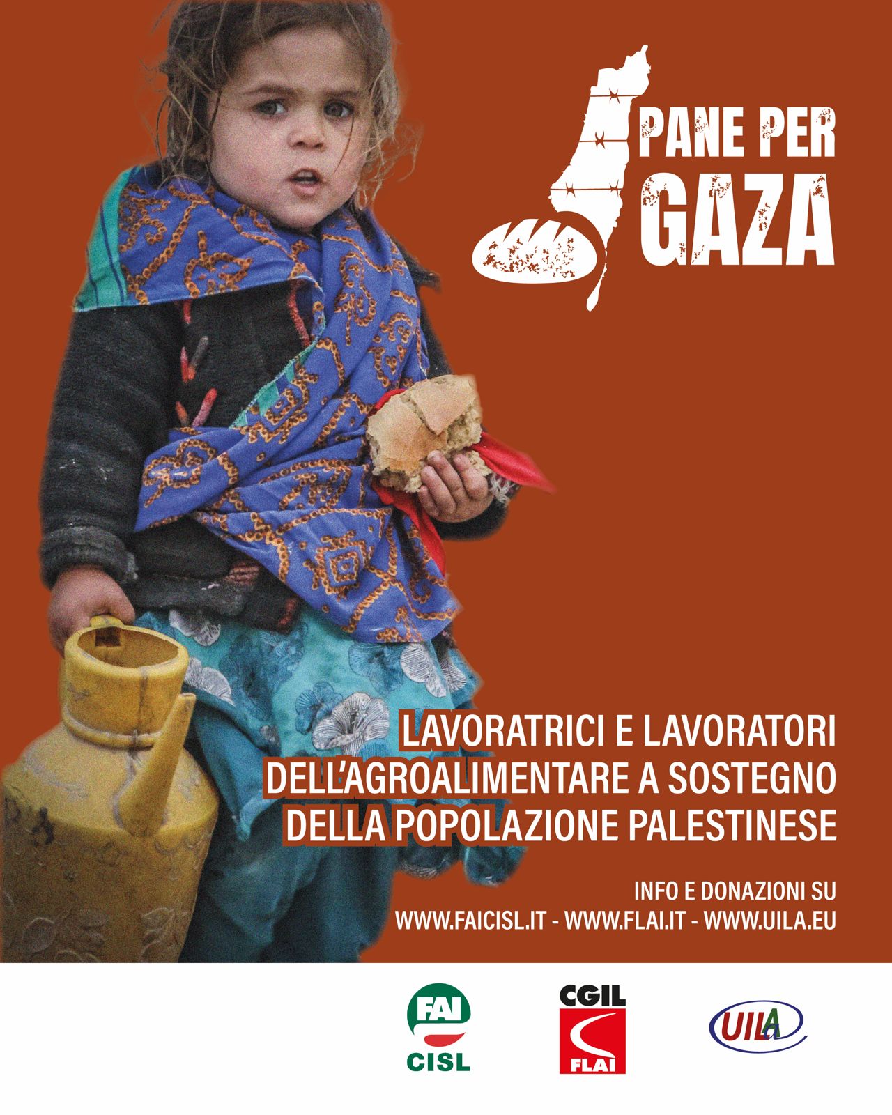 PANE PER GAZA Card