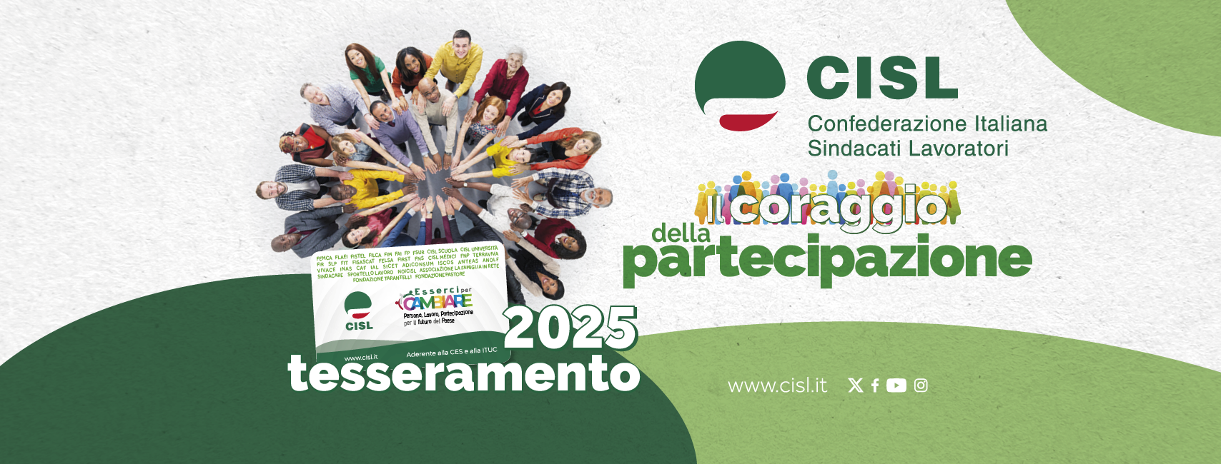 Tesseramento CISL 2025 Facebook Copertina